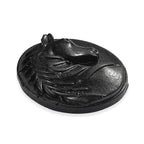 Silver Shungite Eagle Carving