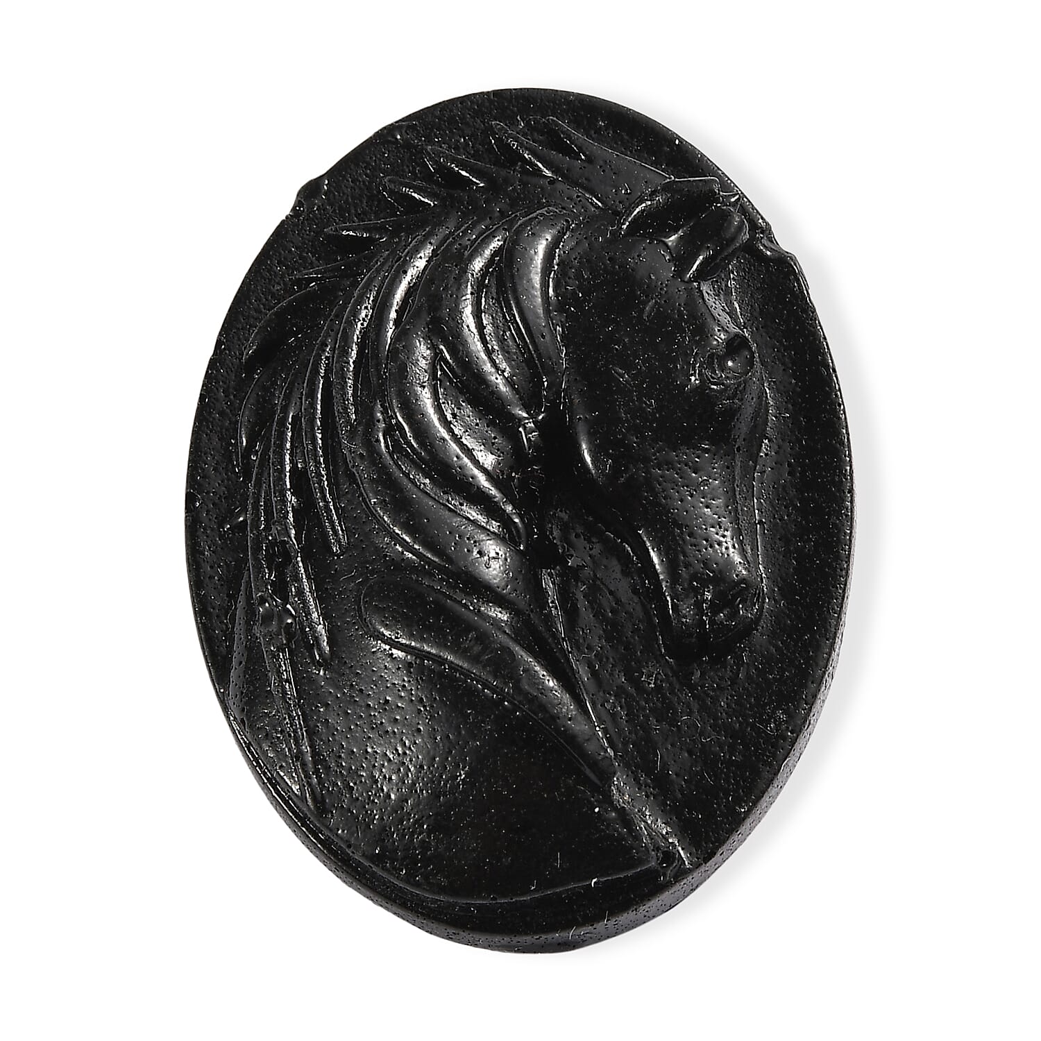 Silver Shungite Horse Carving 29.25 Ct. V32358259 0