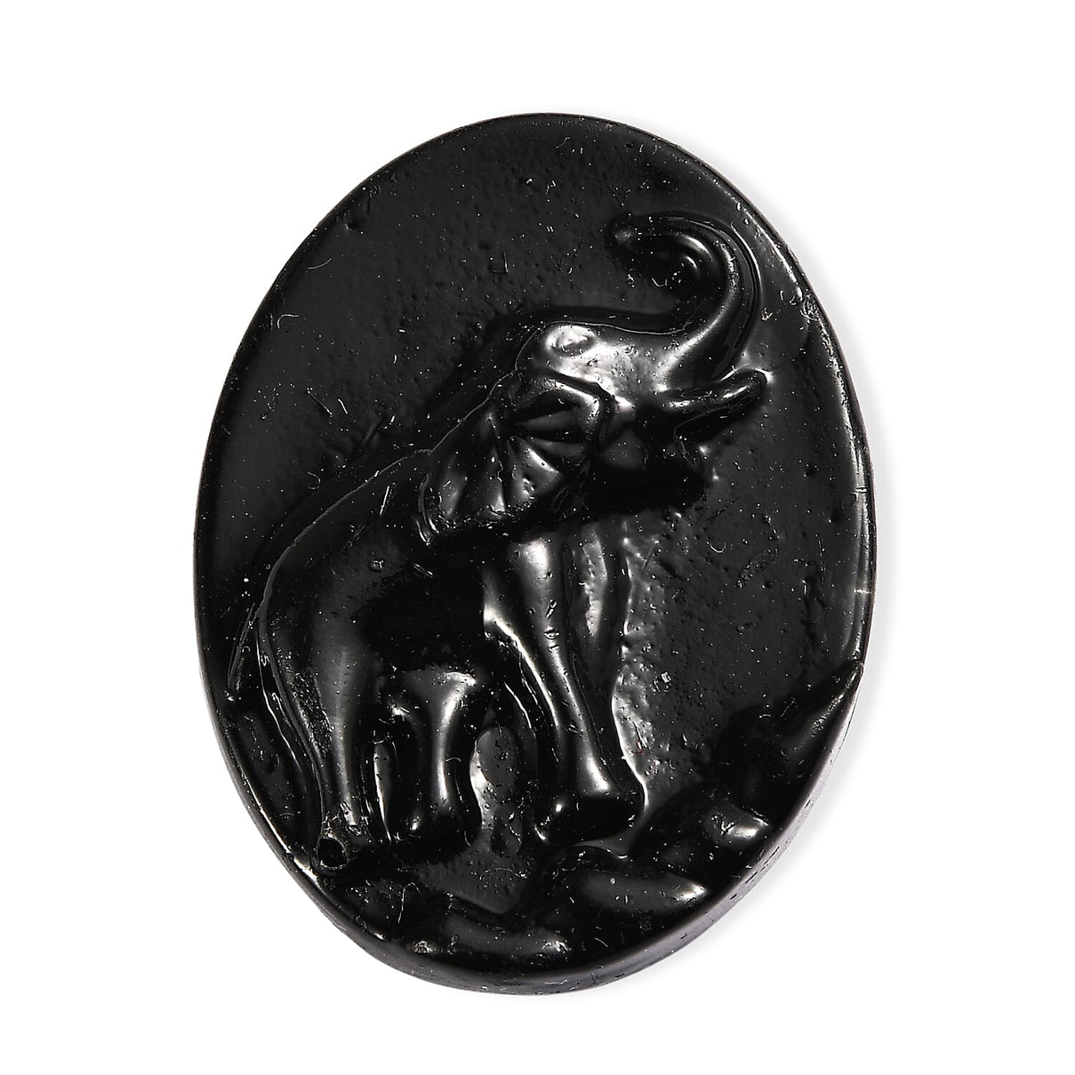 Silver Shungite Elephant Carving 24.59 Ct. 8322793 0