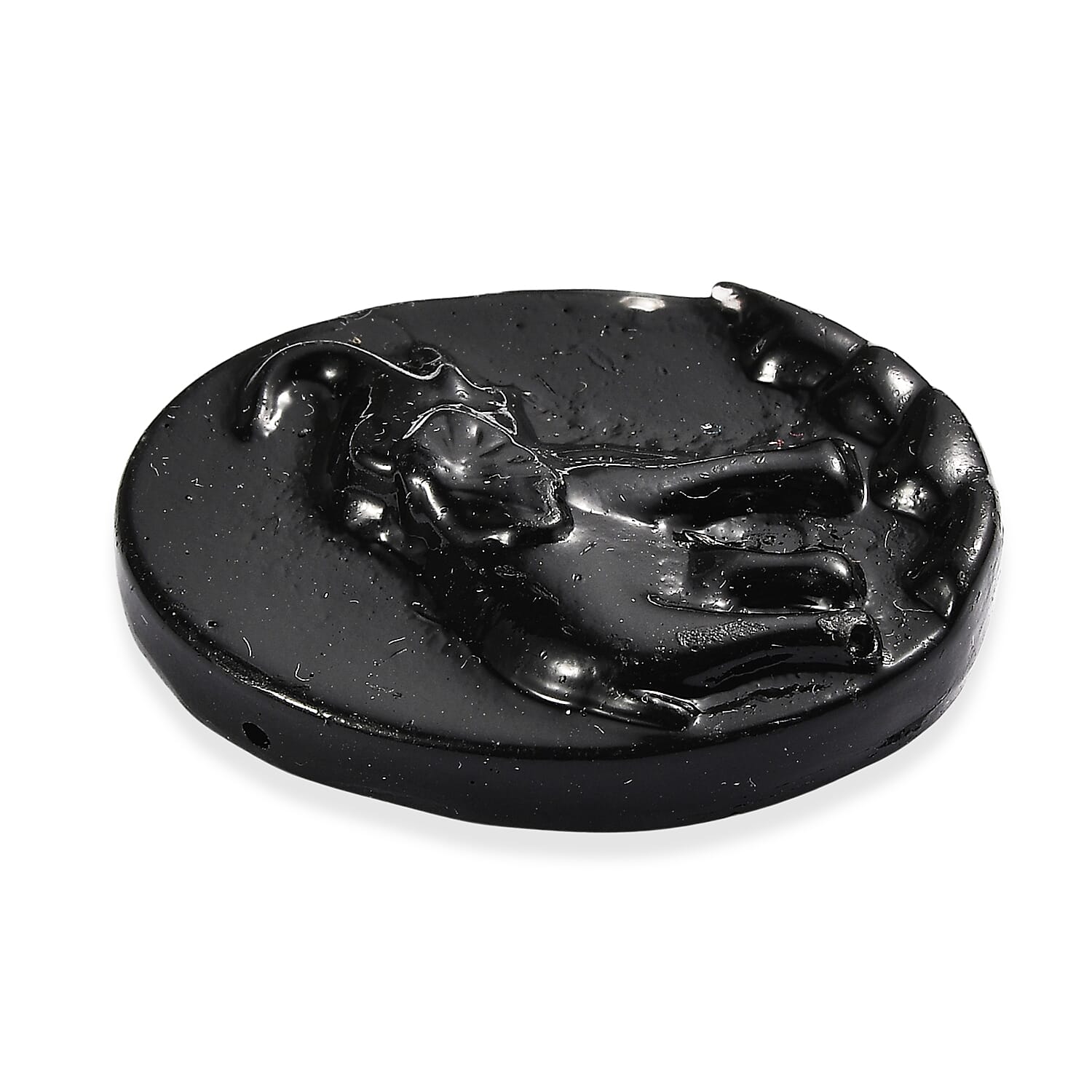 Silver Shungite Elephant Carving 24.59 Ct. 8322793 2