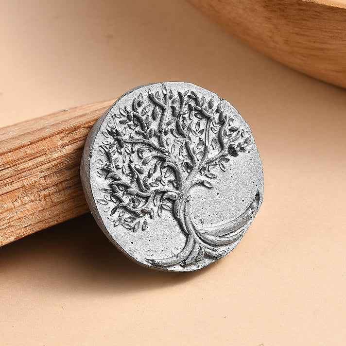 Silver Shungite Tree Of Life Matrix with Silver Tone 18.31 Ct. 8322803 2
