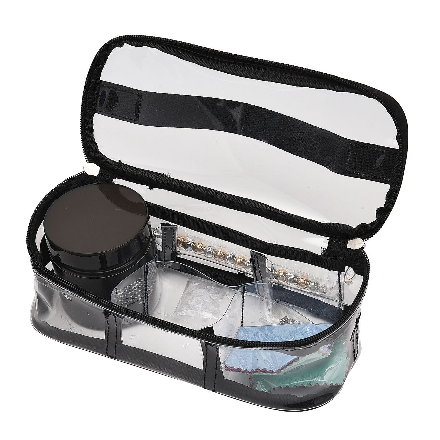Jewellery Essentials 26pc Kit - Bracelet Clip, 5 Cleaning Cloths, 30 X Push Backs, 6 X Big Push Backs, Magnetic Extender and Natural Jewellery Cleaning Liquid 4005966 3