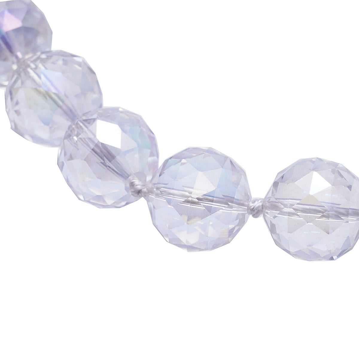 Simulated AB Crystal Beads Necklace (Size - 20) with Stainless Steel Magnetic Clasp 6069264 4