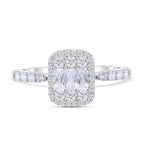 NY Close Out - Simulated Diamond Ring in Sterling Silver