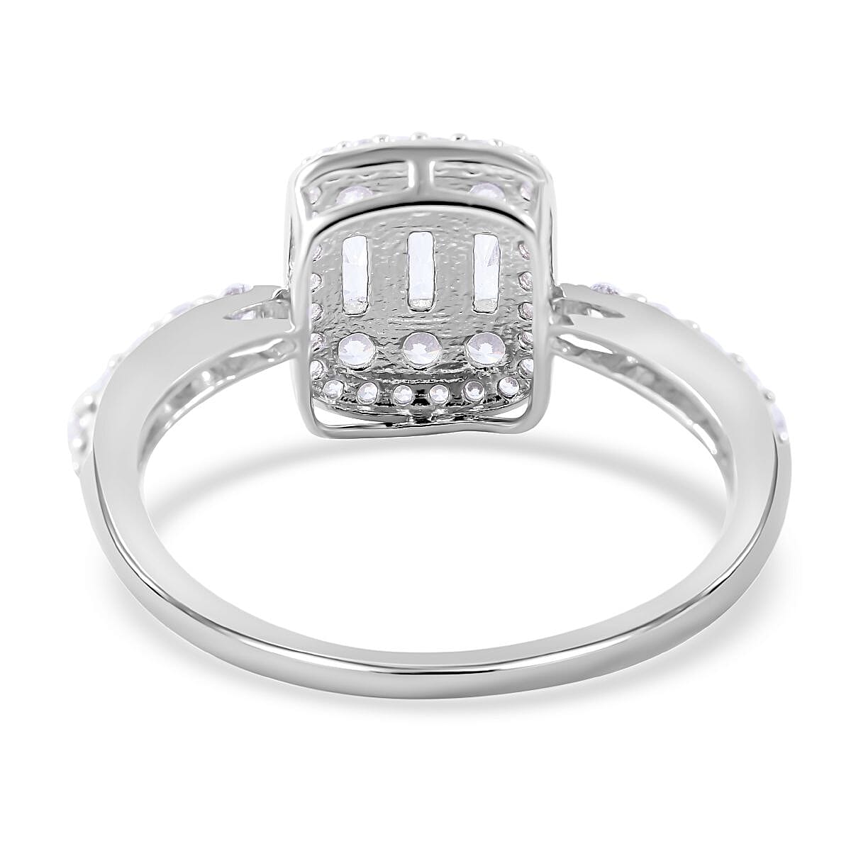 NY Close Out - Simulated Diamond Ring in Sterling Silver 7282350 4