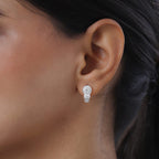 Bangkok Closeout Deal -Simulated Diamond Earrings in Sterling Silver