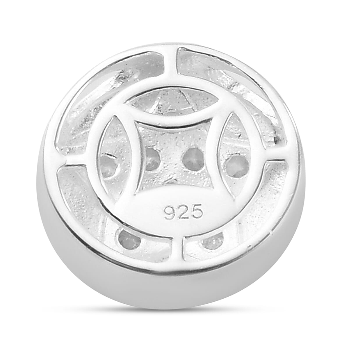 Simulated Diamond Pendant in Sterling Silver 7311381 4