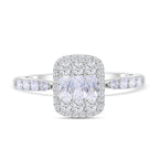NY Close Out - Simulated Diamond Ring in Sterling Silver