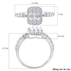 NY Close Out - Simulated Diamond Ring in Sterling Silver