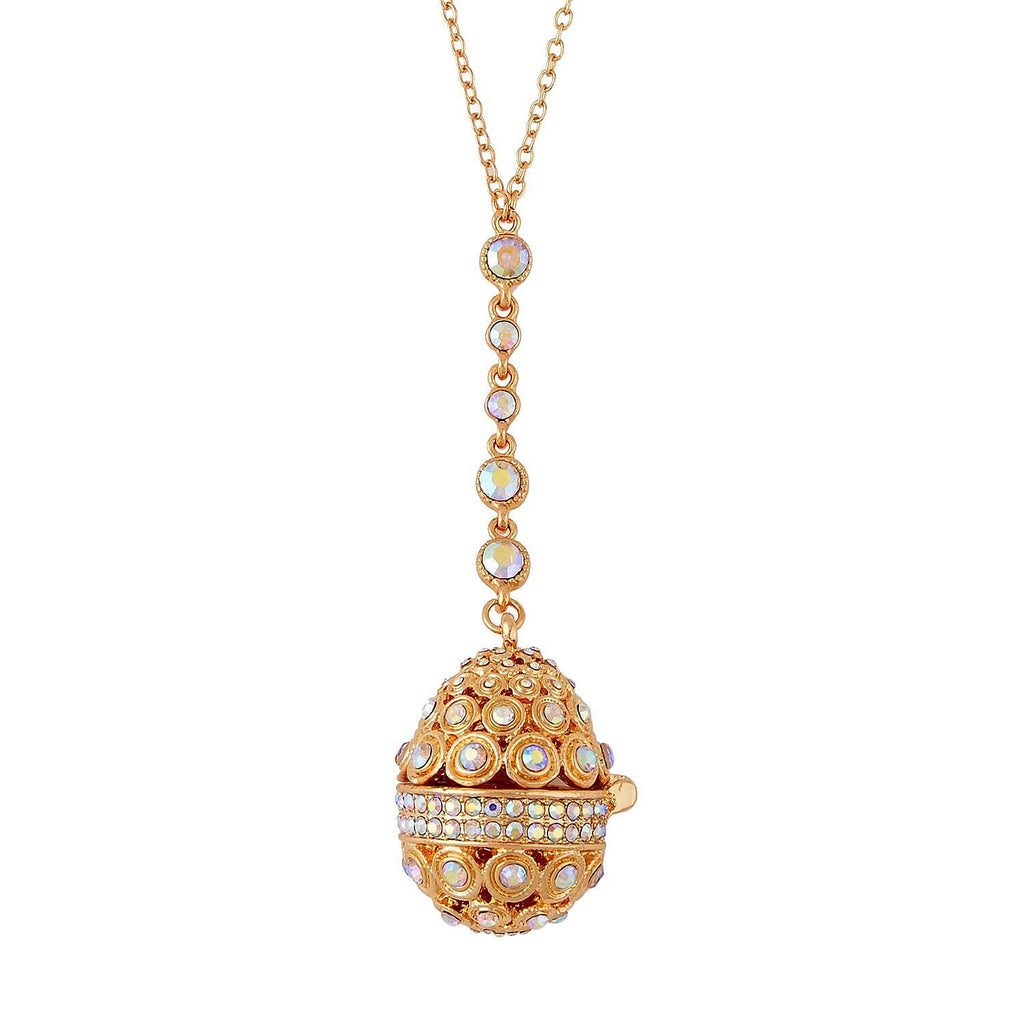 Mystic White Austrian Crystal Necklace (Size - 24 with 2 Ext)