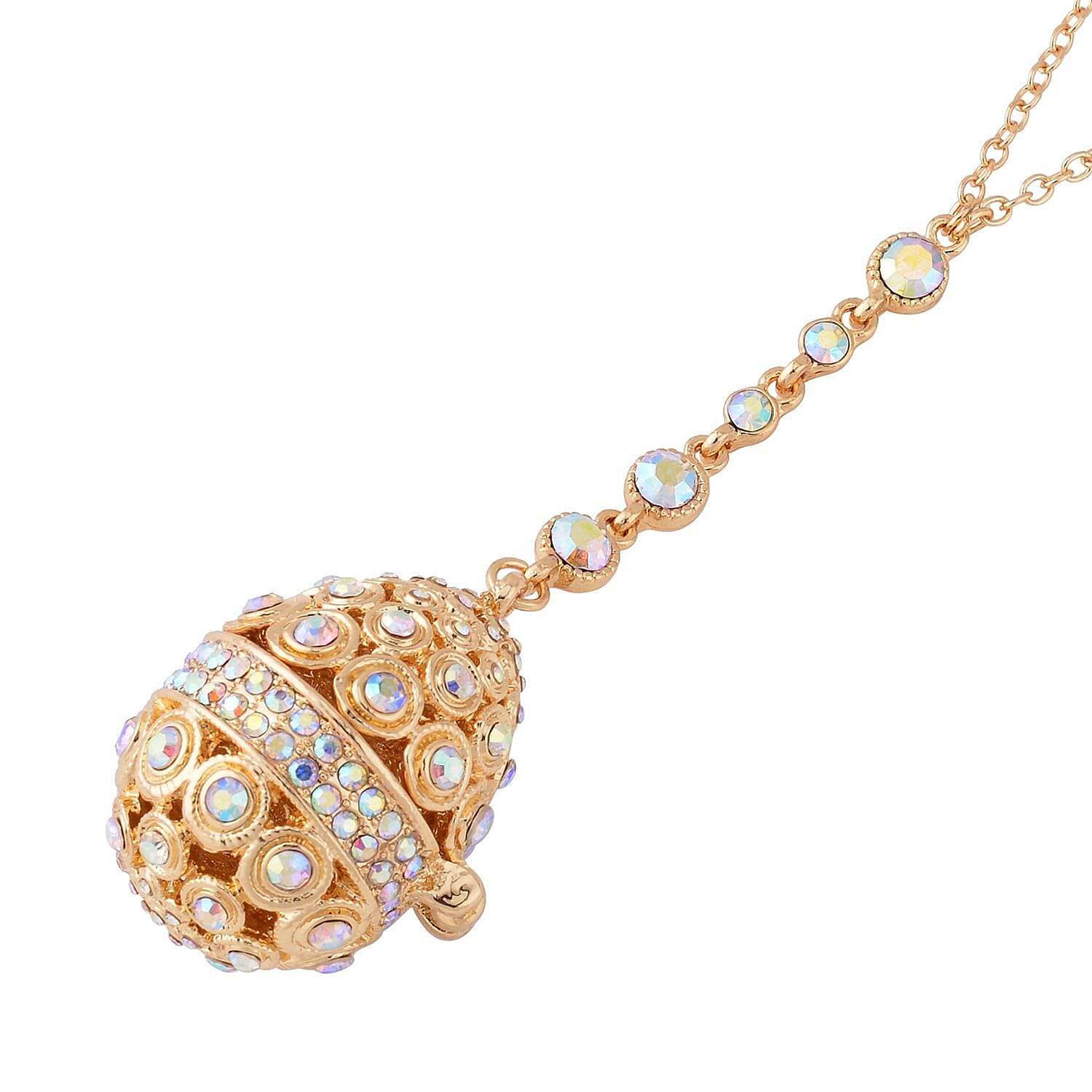 Mystic White Austrian Crystal Necklace (Size - 24 with 2 Ext) 7682140 3