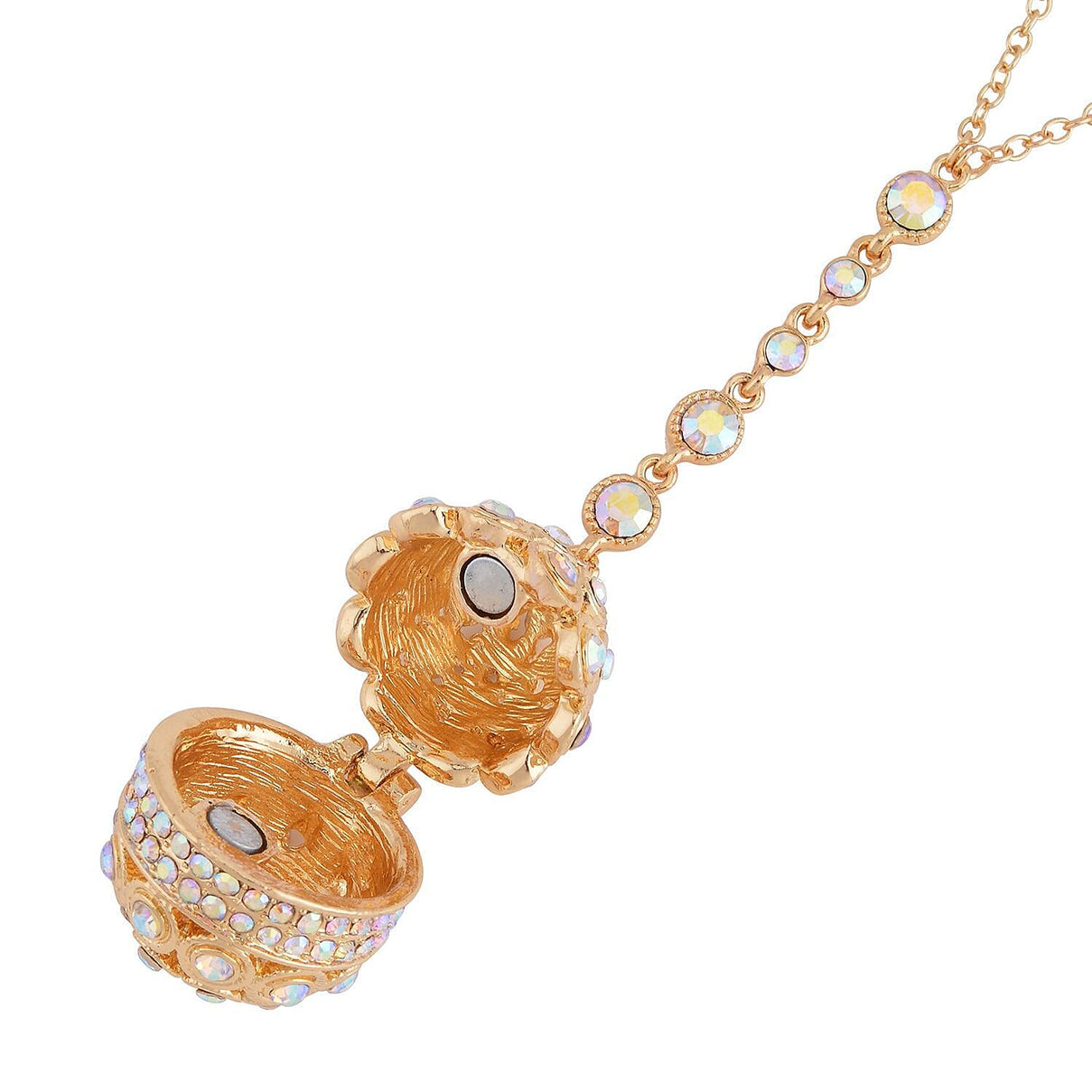 Mystic White Austrian Crystal Necklace (Size - 24 with 2 Ext) 7682140 4