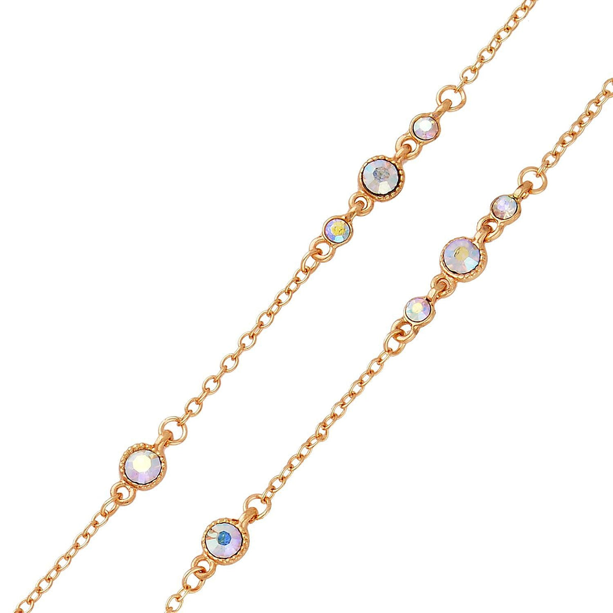 Mystic White Austrian Crystal Necklace (Size - 24 with 2 Ext) 7682140 5