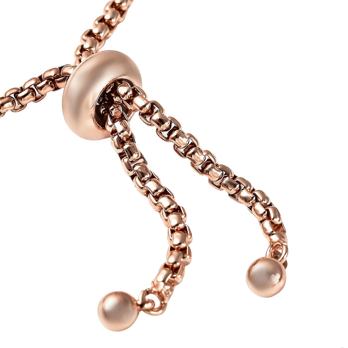 Simulated Pink Sapphire Bracelet (Size 6-8 inch Adjustable ) in Rose Gold Tone 6306370 5