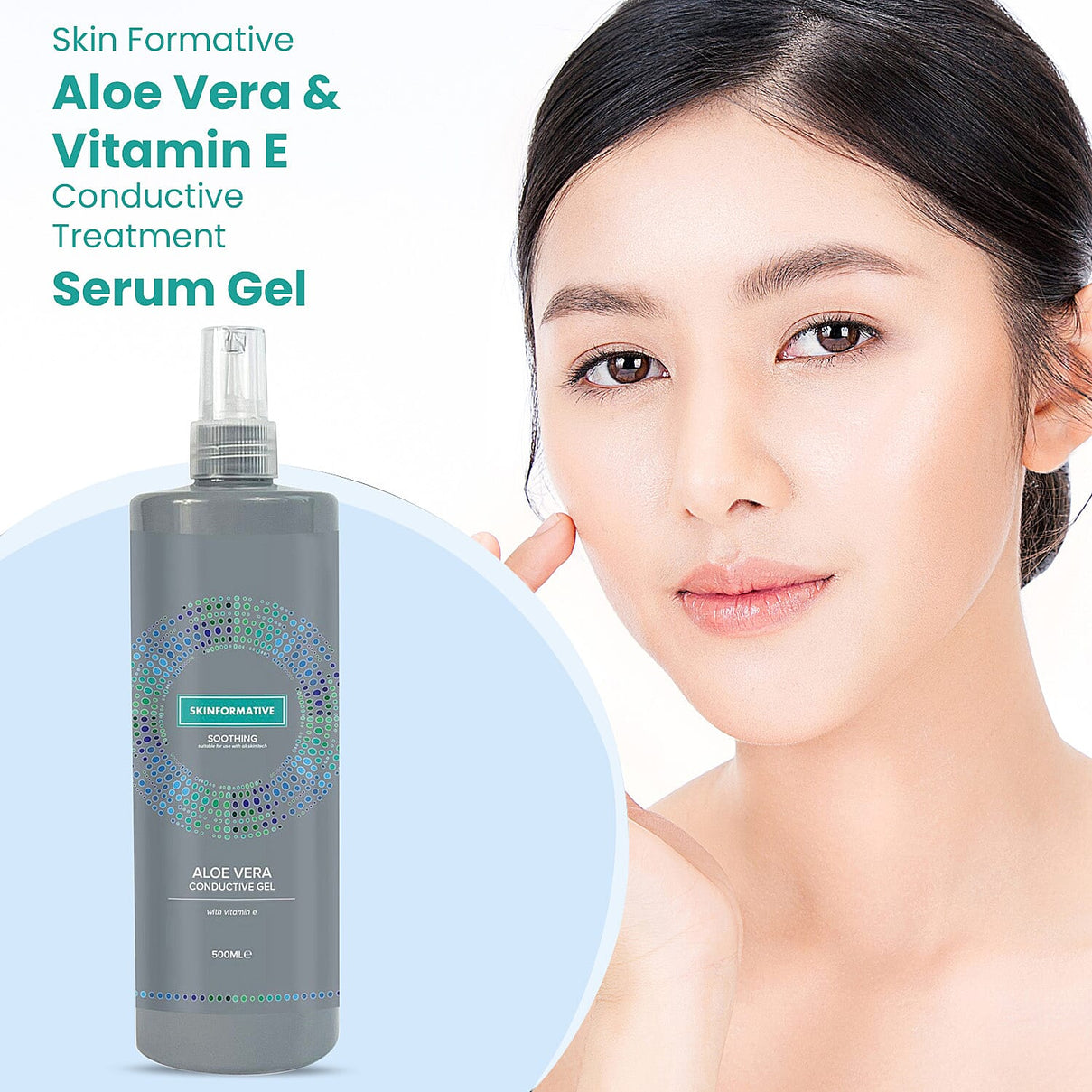 Skin Formative Aloe Vera - Vitamin E Conductive Treatment Serum Gel - 500ml 7164471 3