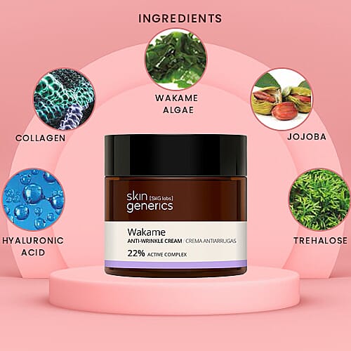 Skin Generics- Anti-Wrinkle Cream Wakame 23% Active Complex 50ml 6009695 3
