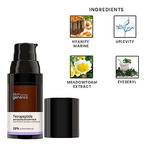 Skin Generics- Eye Contour Serum Anti Dark Circles Anti-Wrinkles Tetrapeptide 30% Active Complex 20ml 6009724 2