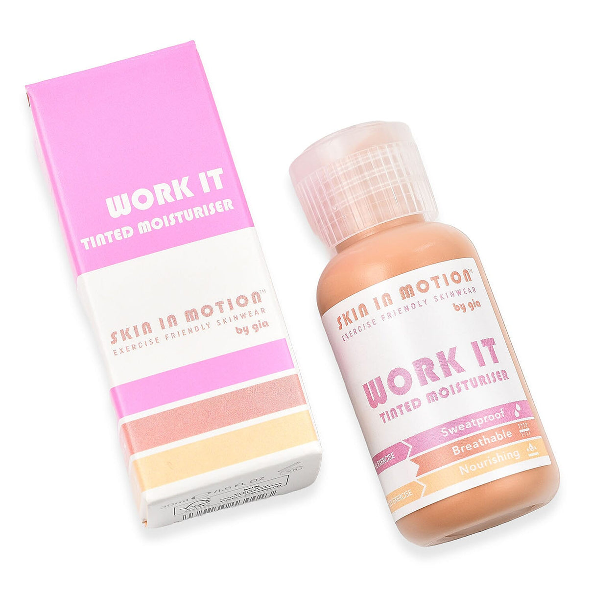 Skin In Motion WORK IT Tinted Moisturiser Shade 2 with Pouch 7724996 2