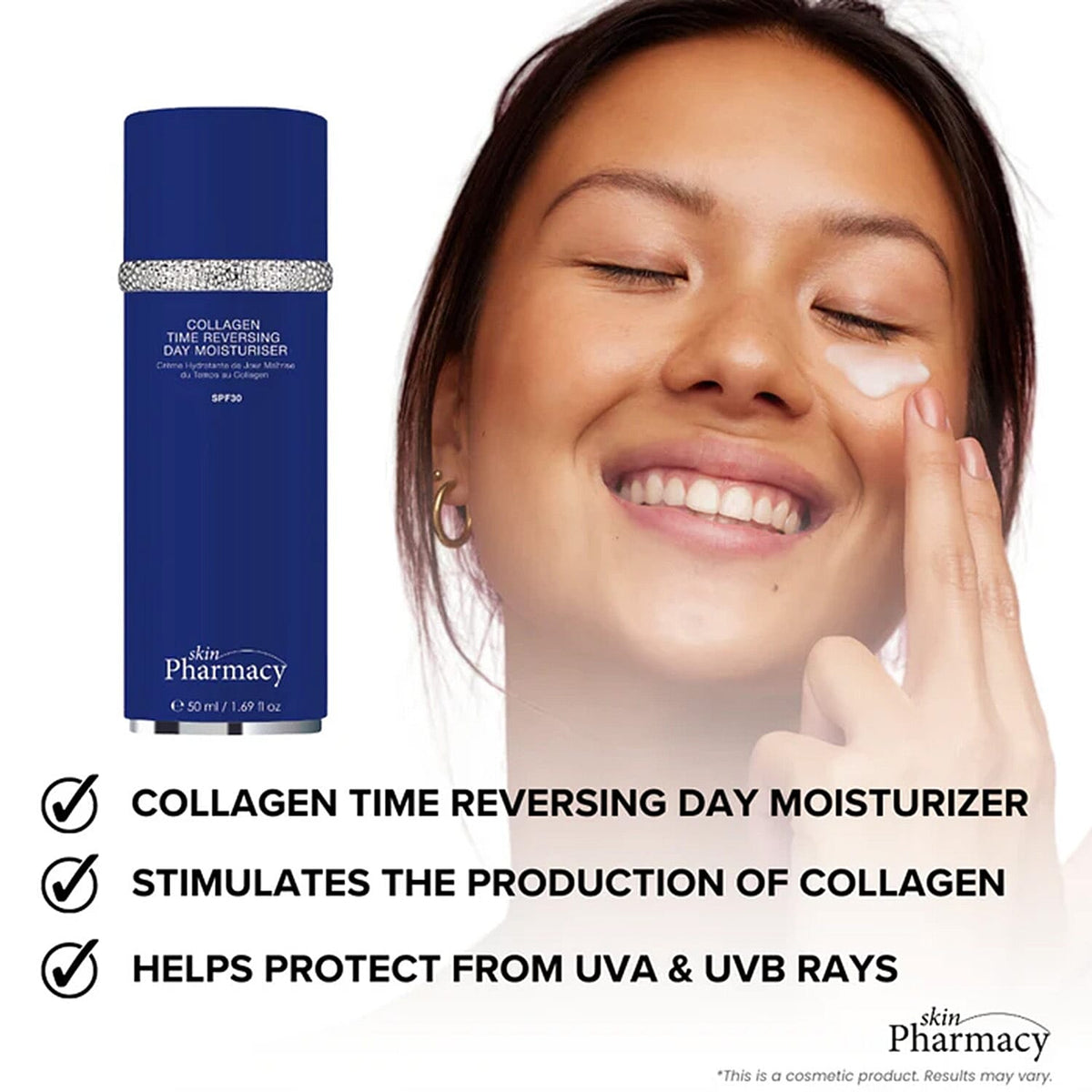 Skin Pharmacy Collagen Time Reversing SPF30 Day Moisturiser 50ml 7793622 2