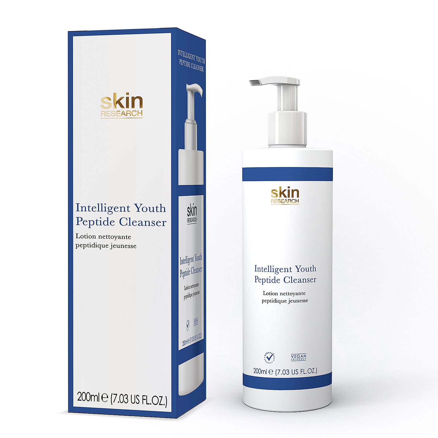Skin Research Intelligent Youth Peptide Cleanser - 200ml 7315197 0