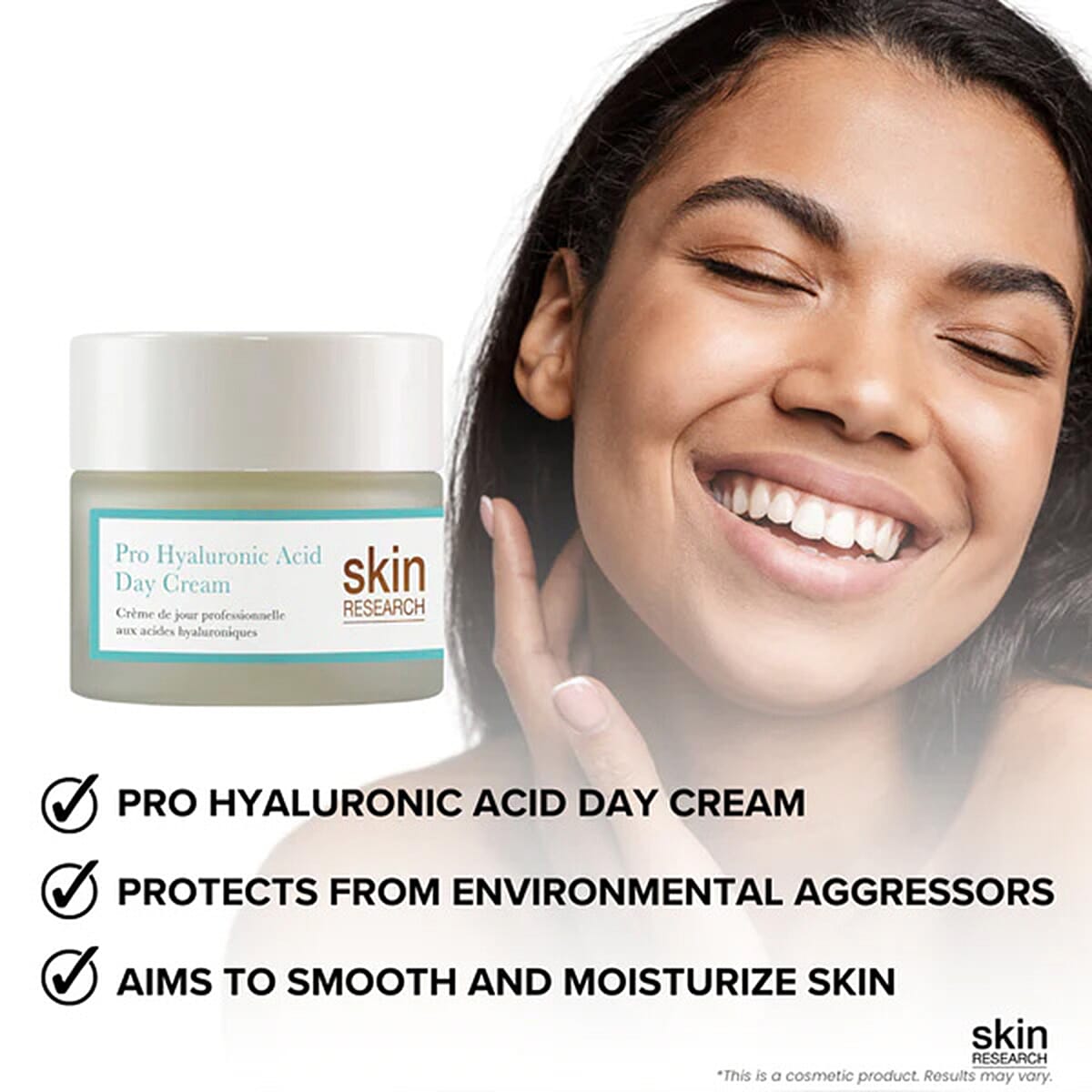 Skin Research Pro Hyaluronic Acid Day Cream - 50ml 7684916 2