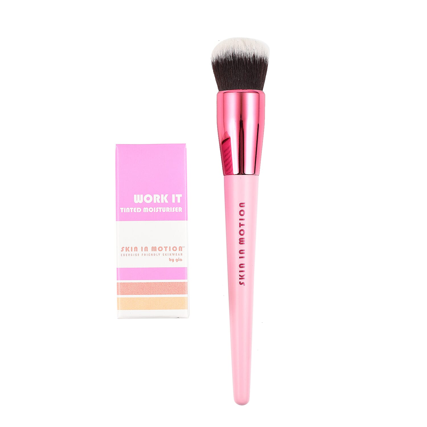 Skin in Motion- Work It Tinted Moisturiser - Shade 3 with Free Complexion Brush 7281950 0