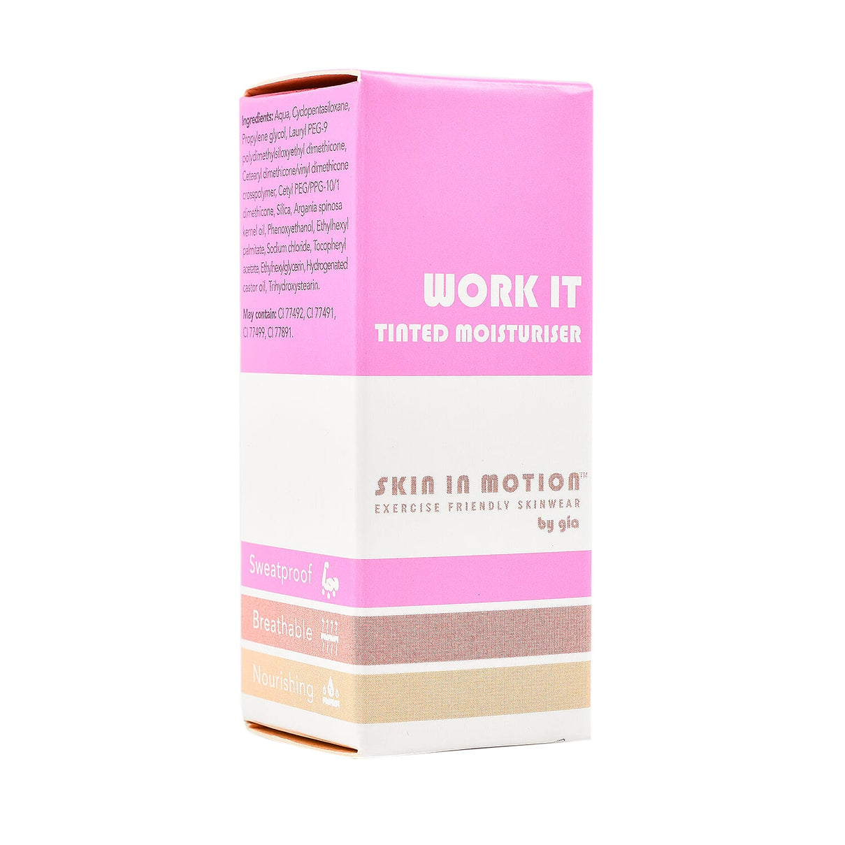 Skin in Motion- Work It Tinted Moisturiser - Shade 3 with Free Complexion Brush 7281950 1