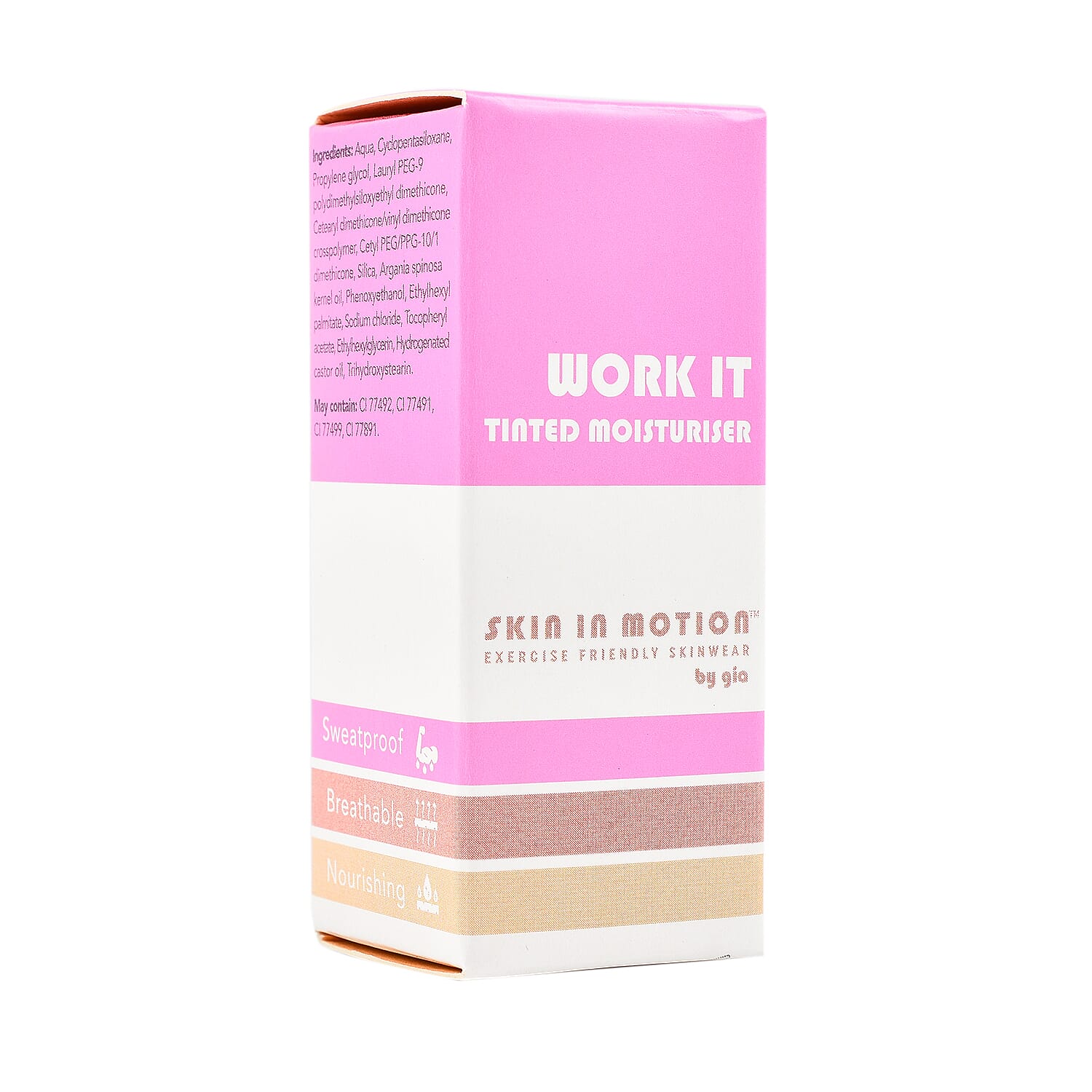 Skin in Motion- Work It Tinted Moisturiser - Shade 3 with Free Complexion Brush 7281950 1