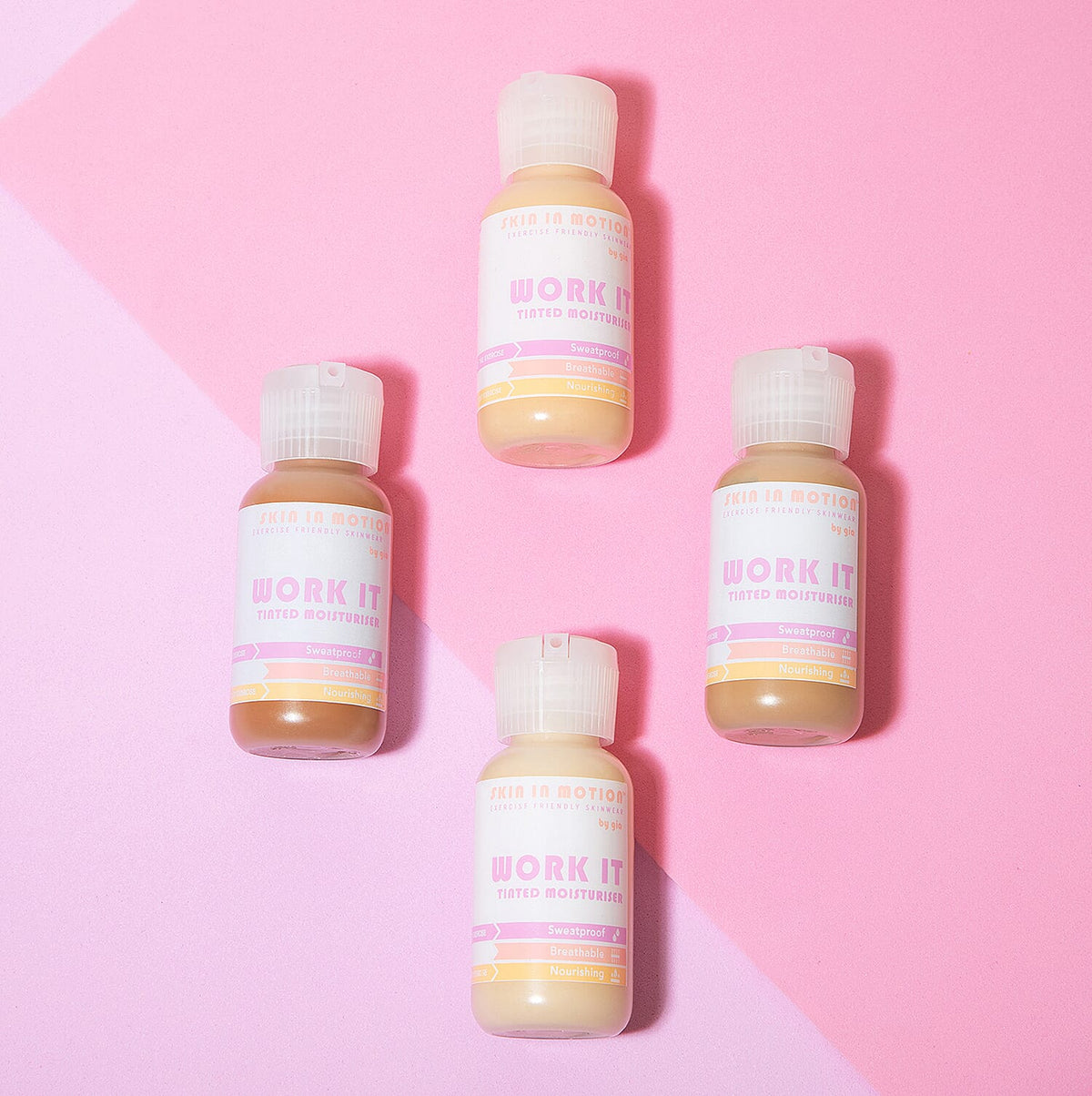 Skin in Motion Work It Nourishing Tinted Moisturiser With Long Wearing Buildable Coverage, Everyday Hydrating Tinted Moisturiser - Shade 3 8953955 2