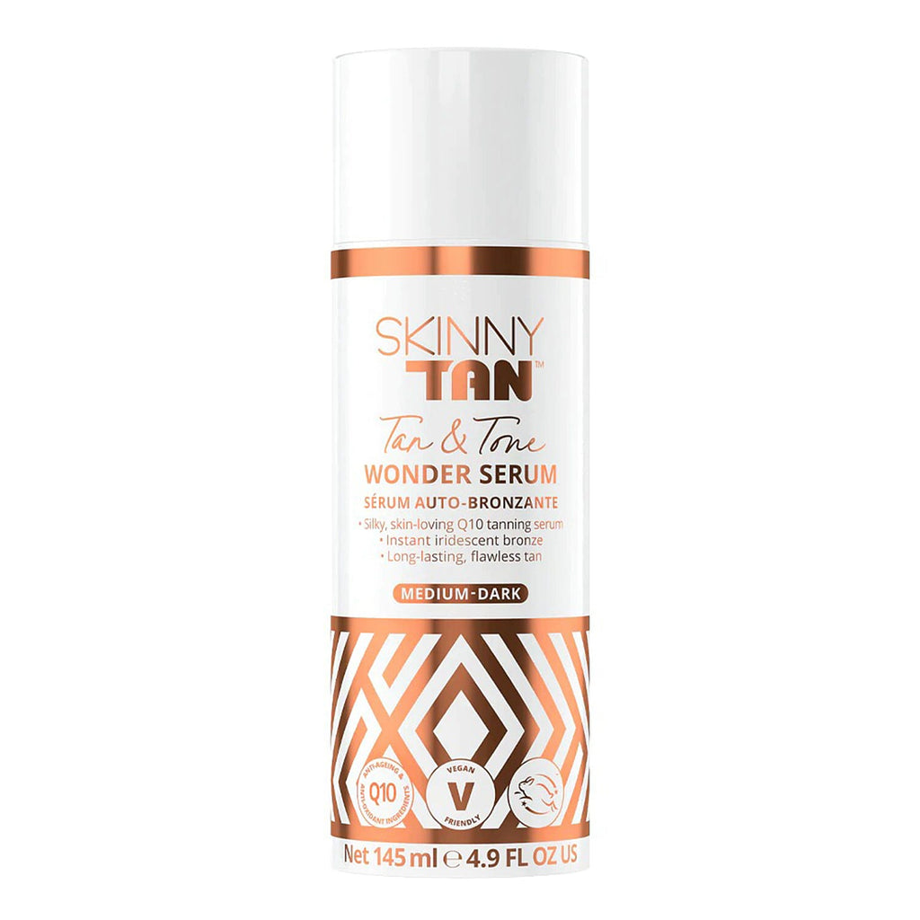Skinny Tan- Wonder Serum Bundle (Incl. Wonder Serum - 145ml,  Plumping Serum, Pre Tan Primer - 125ml, Luxury Tanning Mitt, Wonder Brush & Exfoliating Mitt)