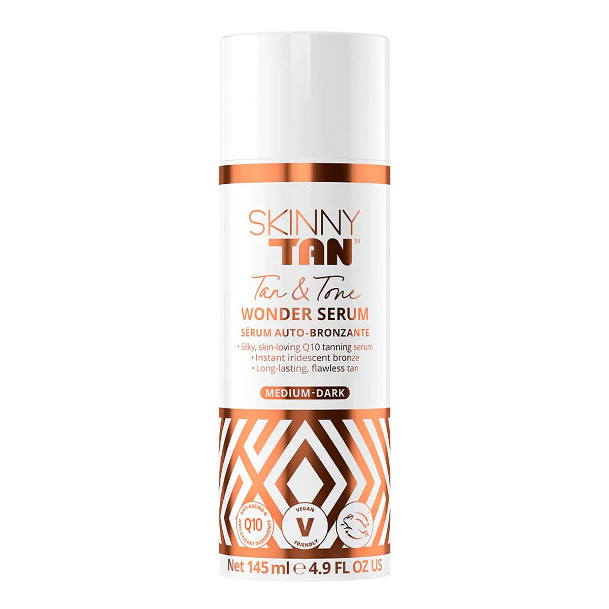 Skinny Tan- Wonder Serum Tanning Bundle (Incl. Wonder Serum Self-Tanner - 145ml, Wonder Serum Gradual Tanner - 200ml, Luxury Tanning Mitt &amp; Tan Exfoliating Mitt) 7138991 2