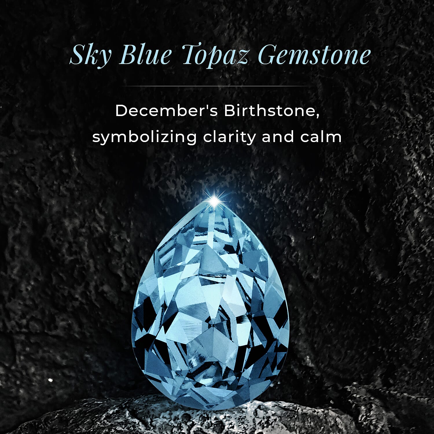 D'Joy Skyblue Topaz &amp; Natural Zircon Halo Ring in Platinum Overlay Sterling Silver 1.30 Ct. 3811754 7
