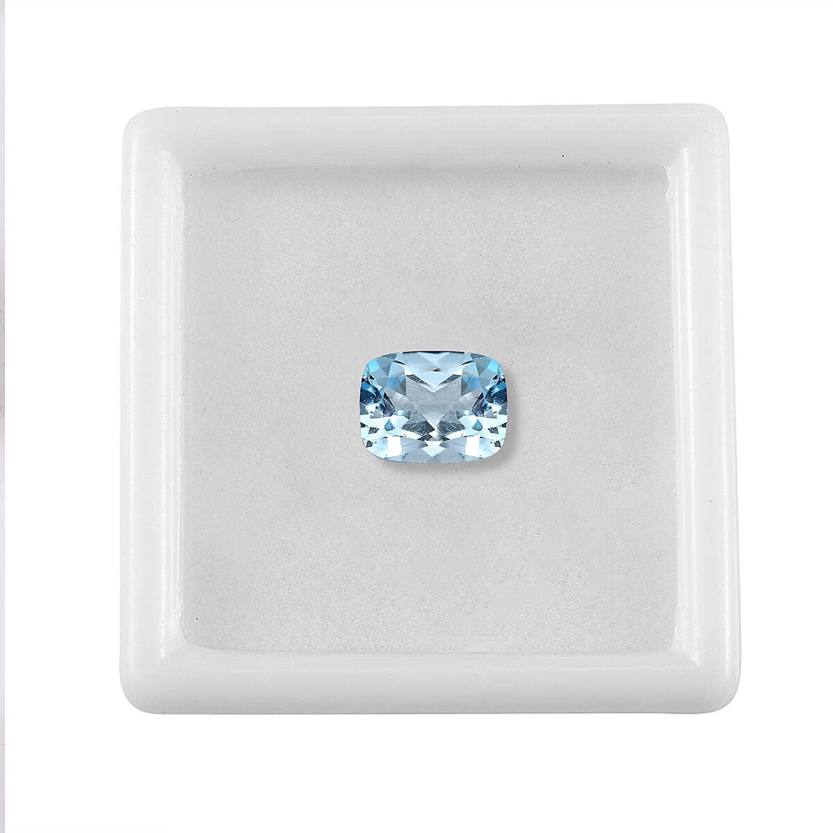 3.52 Ct. Skyblue Topaz Loose Gemstone in Cushion Shape (10x8 mm) 8071117 3