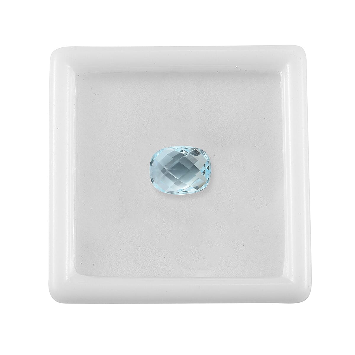 Skyblue Topaz Cushion Cut 9X7 mm Gemstone, 2.60 Ct 8507049 3