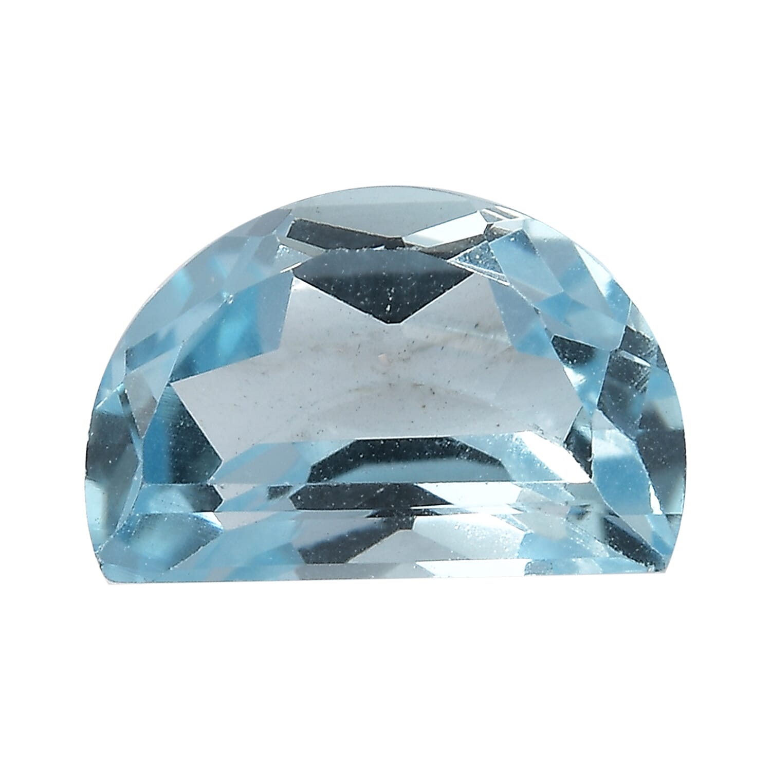 Skyblue Topaz Dshape 8.5X5.5 mm Gemstone, 1.40 Ct V32359882 0