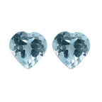 Skyblue Topaz Heart 5 mm