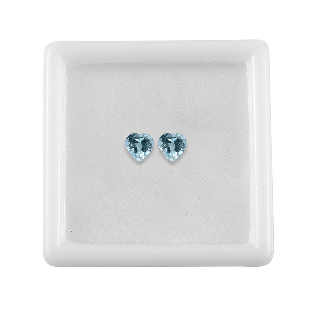 Skyblue Topaz Heart 5 mm