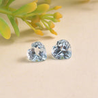 Skyblue Topaz Heart 7 mm