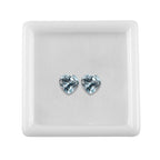 Skyblue Topaz Heart 7 mm