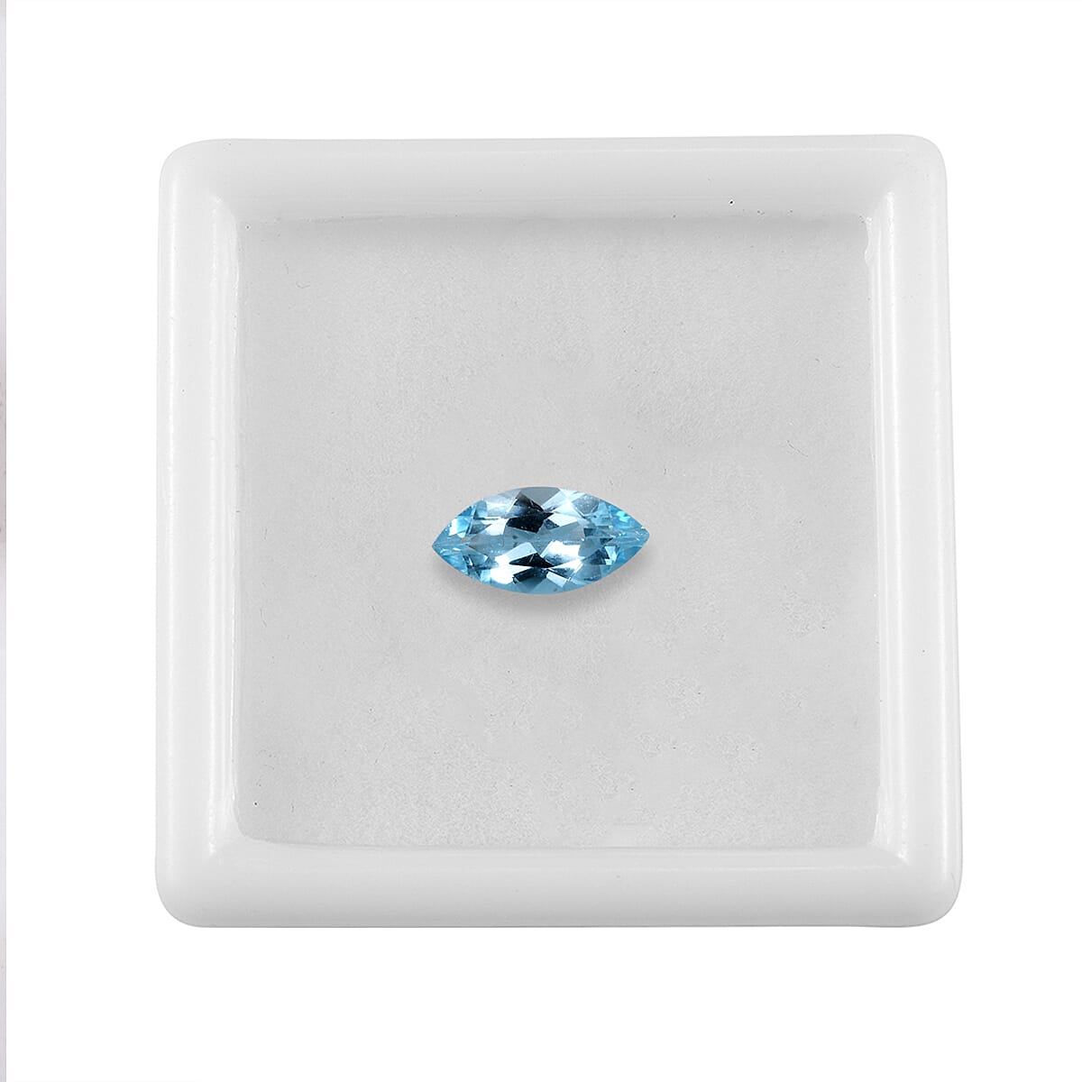1.7 Ct. Skyblue Topaz Marquee Loose Gemstone (12x6 mm) 8071119 3