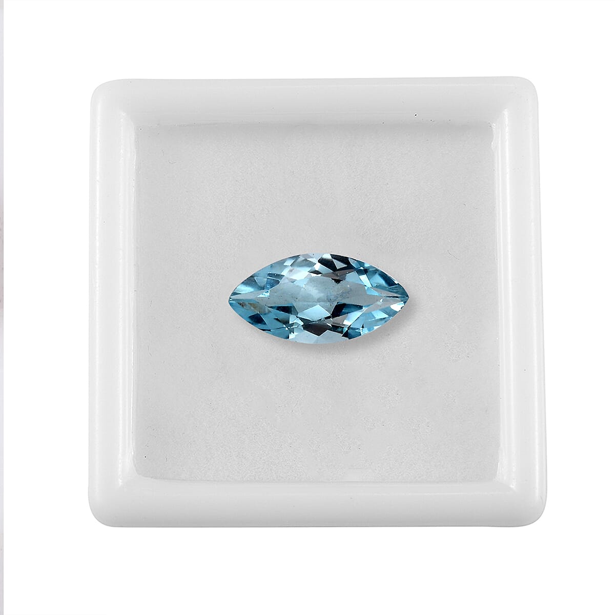 3.78 Ct. Skyblue Topaz Marquise Gemstone (16x8 mm) 8071120 4