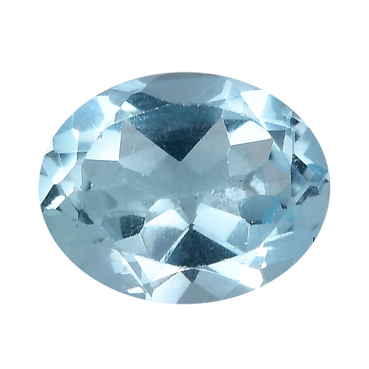 Skyblue Topaz Loose Gemstone in Oval Shape 8025843 0