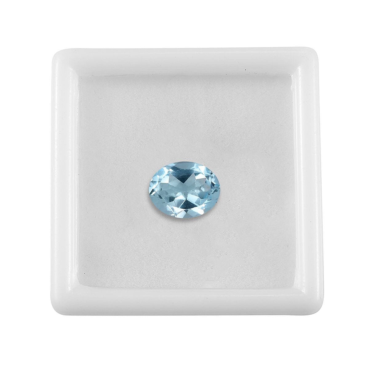Skyblue Topaz Loose Gemstone in Oval Shape 8025843 3