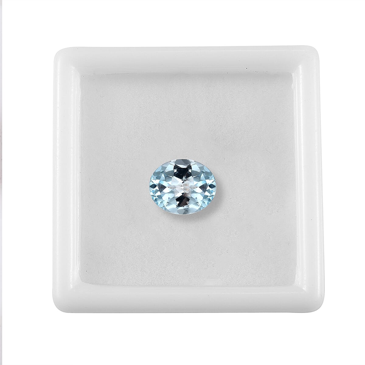 4.08 Ct. Skyblue Topaz Loose Gemstone in Oval Shape (11x9mm) 8071121 3