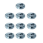Skyblue Topaz Oval 6x4 mm