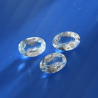 Skyblue Topaz Oval Shape Gemstone 1.3 Ct. - 6x4 mm