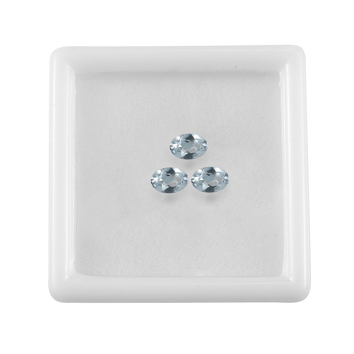 Set of 3 Skyblue Topaz Loose Gemstones in Oval Shape  1.3 Ct. (6x4mm) 8071122 3