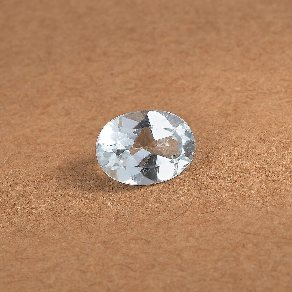 Skyblue Topaz Oval Shape Gemstone 1.31 Ct. - 8x6 mm