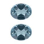 Skyblue Topaz Oval 9x7 mm