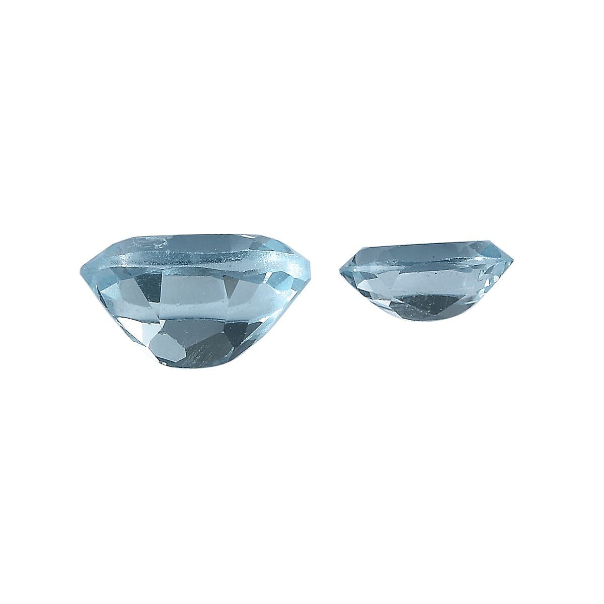 Set of 4 Skyblue Topaz Loose Gemstones in Oval Shape (mix) 7934222 3